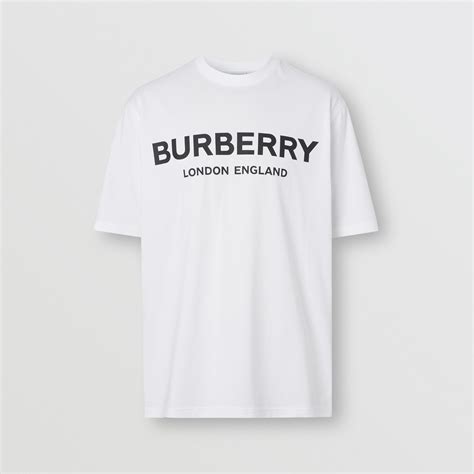 t-shirt burberry bianca|burberry store online.